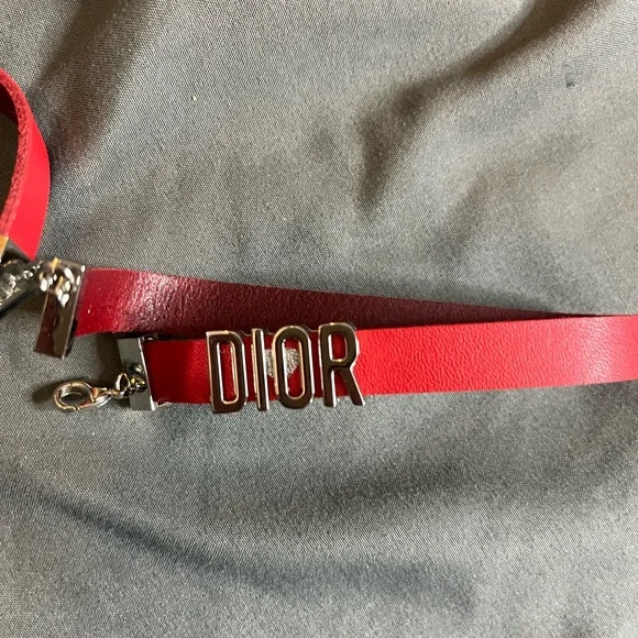 Dior Red Leather Strap Valentine’s Day’s Chinese New Years gifts - Picture 2 of 3